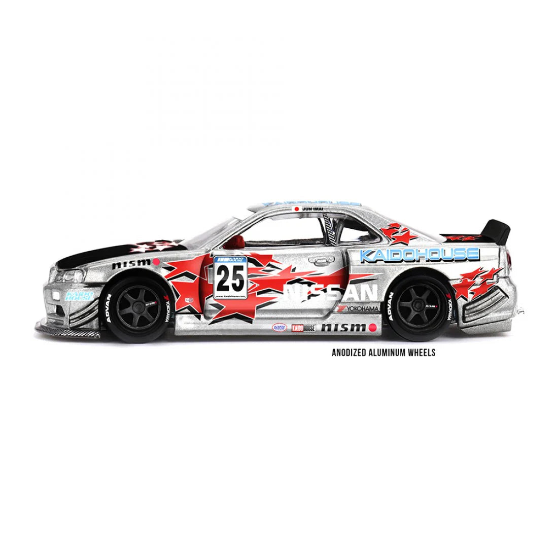 MINI GT 1/64 NISSAN SKYLINE GT-R R34 KAIDO STAR RACING V1 DIECAST SCALE MODEL CAR - PRE ORDER