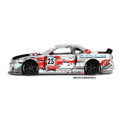 MINI GT 1/64 日产 SKYLINE GT-R R34 KAIDO STAR RACING V1 合金模型车 - 预购