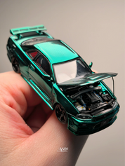 TIME TOP 1:64 日产 GTR34 金属绿