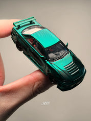 TIME TOP 1:64 日产 GTR34 金属绿
