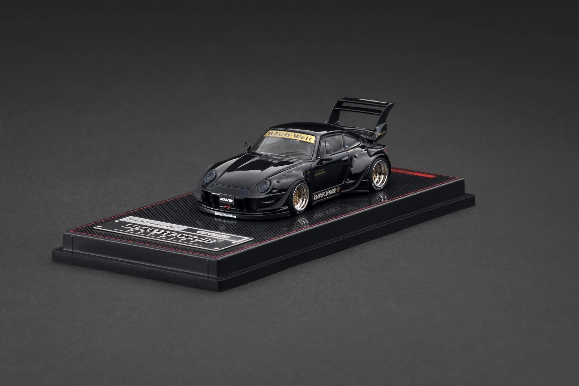 IGNITION MODEL 1:64 PORSCHE RWB 993 MATTE BLACK  IG3870