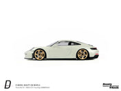 1:64 Porsche 911 (992) GT3 Touring, White D MODEL BEAUTY ON WHEELS