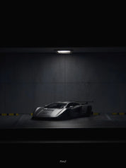 TIME MICRO X PSC DESIGN 1:64 赛博朋克 兰博基尼Countach 新加坡限量版