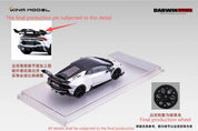 King Model 1:64 飓风 Huracan DarwinPRO "莉莉丝" Lilith WBK 金属白