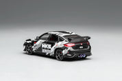 MOTORHELIX 1/64 合金汽车模型 本田思域TYPE R(FL5) HKS涂装