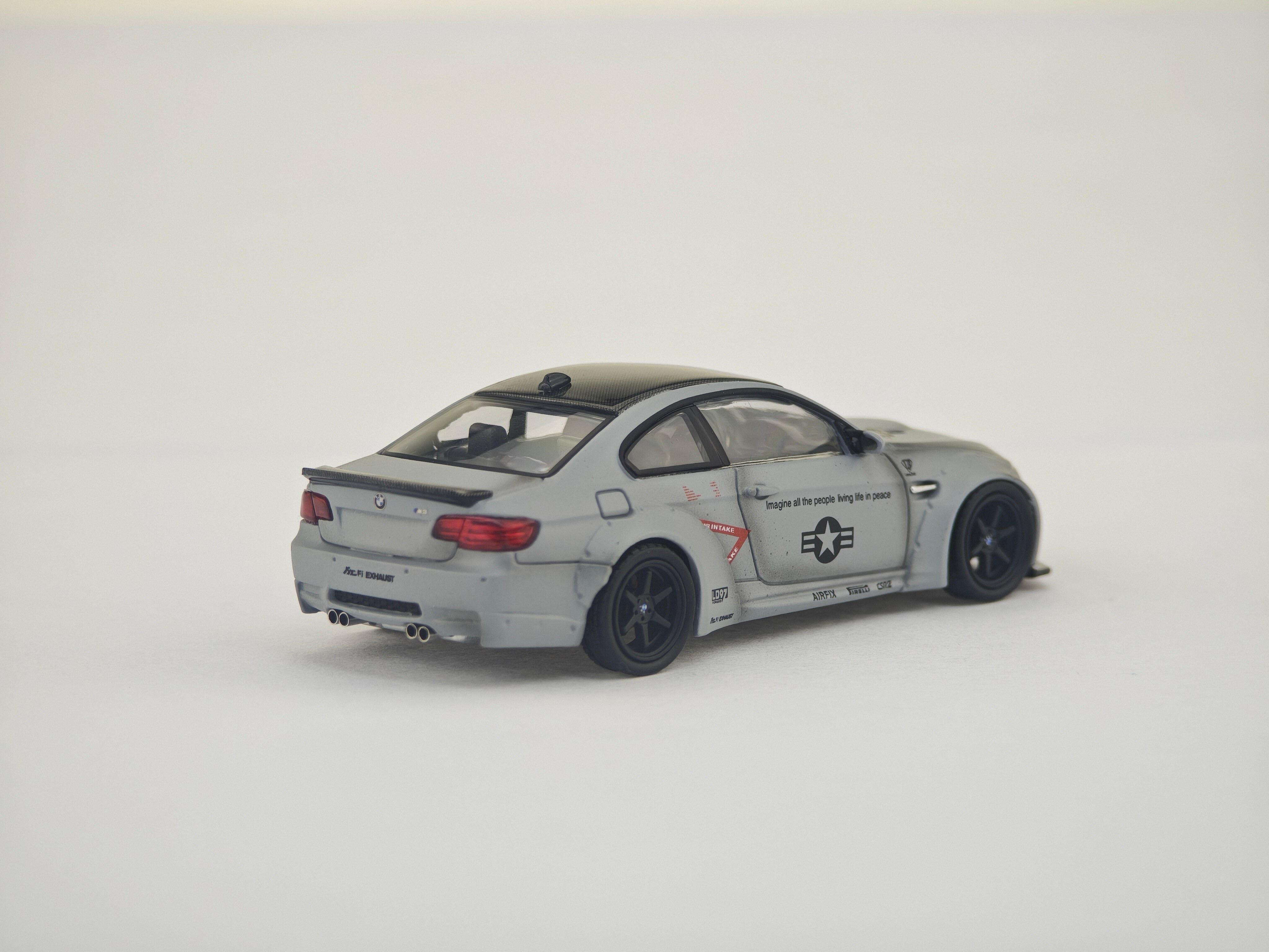 Fine Model 1:64 LBWK BMW M3 E92 Liberty Walk Grey
