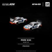 POP RACE 1/64 - RWB 930 SILVER