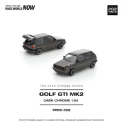POP RACE 1/64 - 大众高尔夫GTI MK2 深铬色