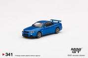 MINIGT 1:64 日产 Skyline GT-R (R34) V-Spec 湾岸蓝