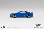 MINIGT 1:64 日产 Skyline GT-R (R34) V-Spec 湾岸蓝