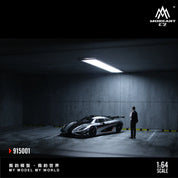 MOREART1:64地下停车场灯光版拼装场景模型