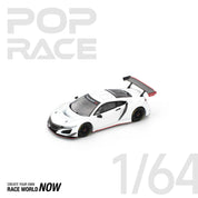 POP RACE 1:64 本田 NSX GT3 EVO22 – 白色 - 预订