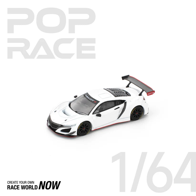 POP RACE 1:64 HONDA NSX GT3 EVO22 – WHITE - PRE ORDER