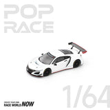 POP RACE 1:64 HONDA NSX GT3 EVO22 – WHITE - PRE ORDER