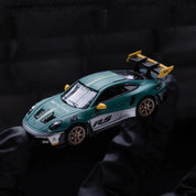TIME MICRO 1:64 保时捷 911 992 GT3 RS 绿色银色涂装
