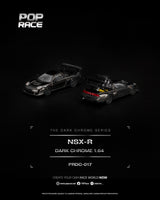 POP RACE 1/64 NSX-R DARK CHROME