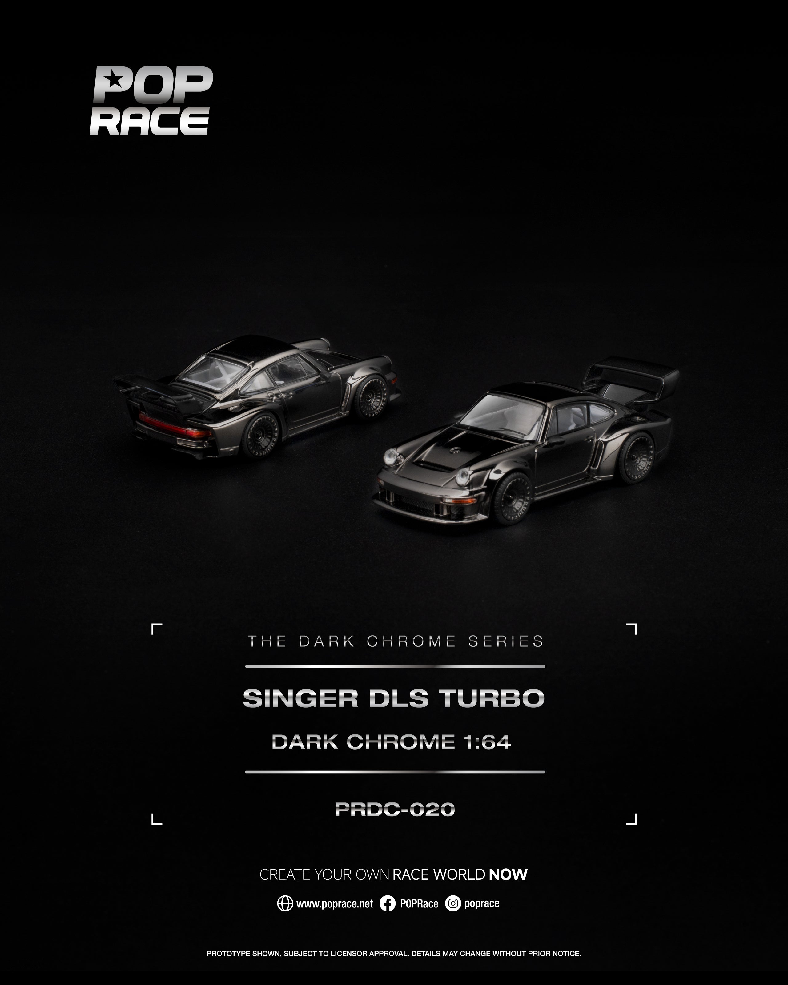 POP RACE 1/64 SINGER DLS TURBO