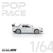 POP RACE 1:64 马自达 RX7 FC3S RE-AMEMIYA 白色