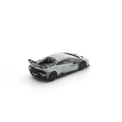 POP RACE 1/64 兰博基尼 HURACAN STO GRIGIO ACHESO 哑光灰