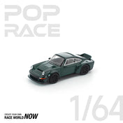 POP RACE 1:64 SINGER DLS TURBO (ROAD) – GREEN - PRE ORDER