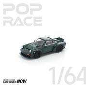 POP RACE 1:64 SINGER DLS TURBO (公路版) – 绿色 - 预订
