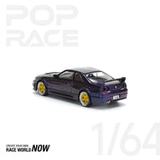 POP RACE 1:64 SKYLINE GT-R R33 NISMO 午夜紫