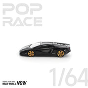 LAMBORGHINI COUNTACH LPI 800-4 DEEP BLACK BY POP RACE - PRE ORDER