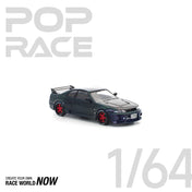 POP RACE 1:64 SKYLINE GT-R R33 GHOST CHAMELEON