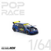 POP RACE 1:64 PANDEM CIVIC EG6 蓝/黑