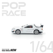 POP RACE 1:64 马自达 RX7 FC3S RE-AMEMIYA 白色