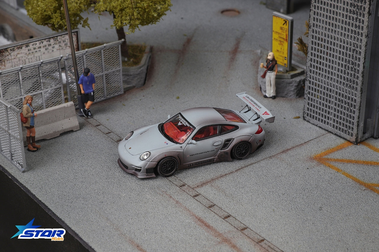 Star Models 1/64 Porsche RWB 997 Wide-Body Modified Grey