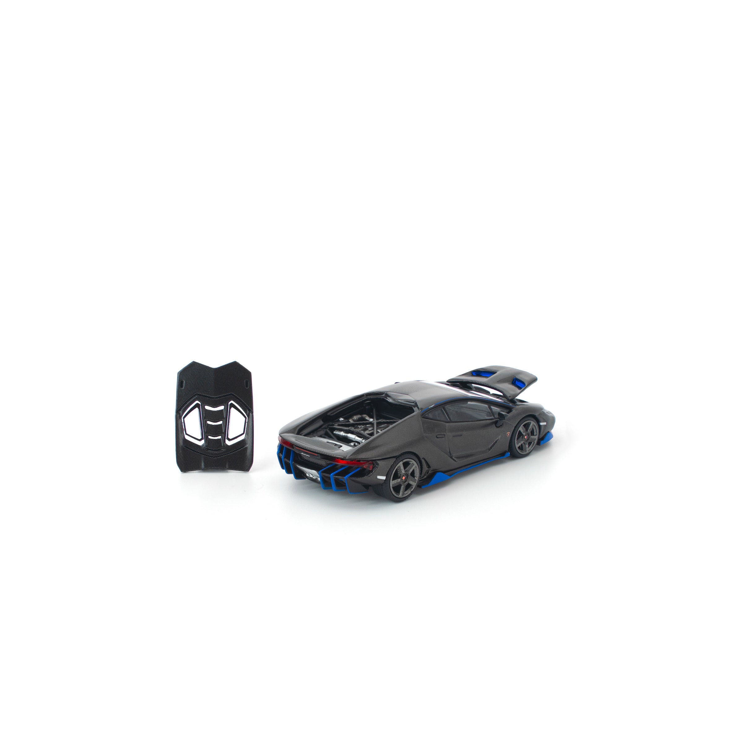 POP RACE 1/64 - LAMBORGHINI CENTENARIO CARBON BLUE
