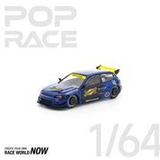 POP RACE 1:64 PANDEM CIVIC EG6 蓝/黑