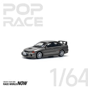 POP RACE 1:64 三菱 戈蓝 EVO IV 深灰色 - 预订