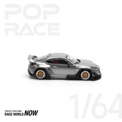 POP RACE 1:64 PANDEM GR86 – SILVER (NEW TOOLING)