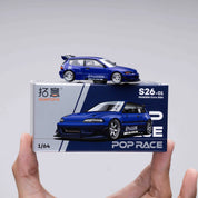 POP RACE 1:64 本田思域 (EG6) V1.5 PANDEM 金属蓝