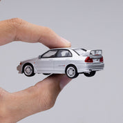 POPRACE PR64-140 三菱Lancer Evolution IV 银色 1/64
