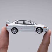 POPRACE PR64-140 三菱Lancer Evolution IV 银色 1/64