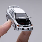 POPRACE PR64-140 三菱Lancer Evolution IV 银色 1/64