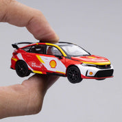 POP RACE 1/64 壳牌本田思域TYPE R