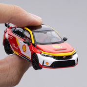 POP RACE 1/64 壳牌本田思域TYPE R