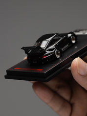 点火模型 1:64 保时捷 RWB 993 哑光黑 IG3870