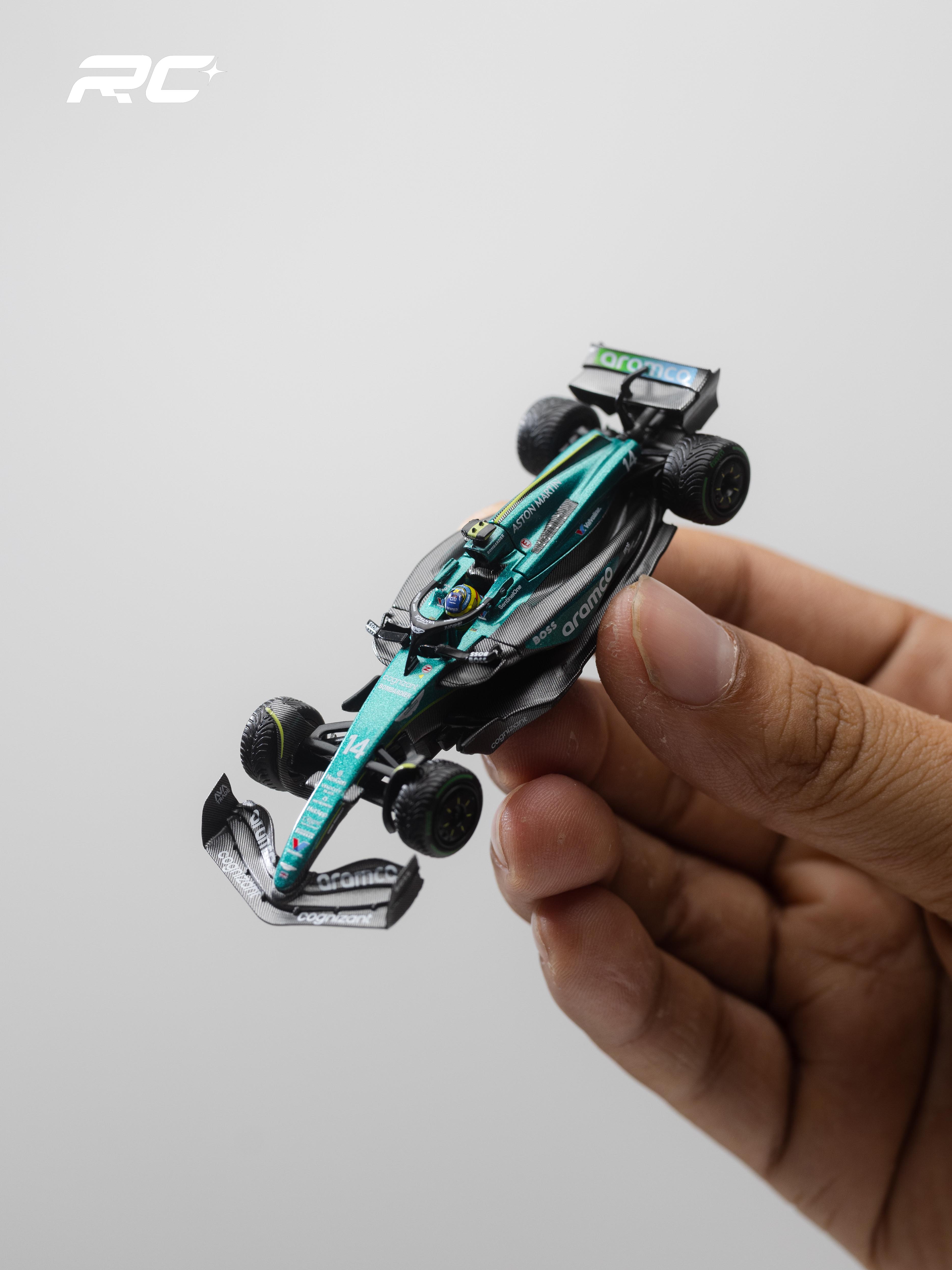 MINIGT 1:64 阿斯顿·马丁 AMR24 #14 费尔南多·阿隆索