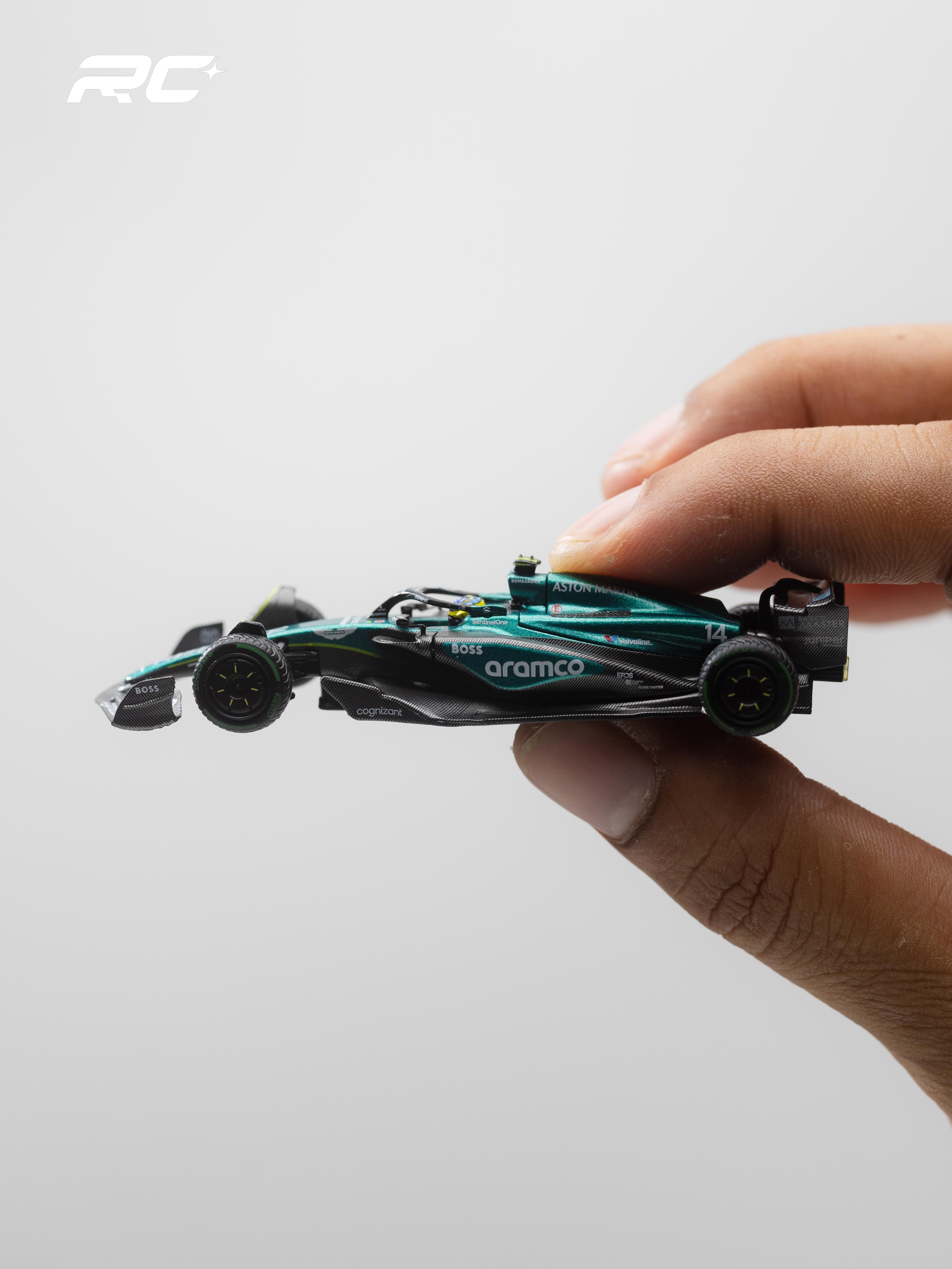 MINIGT 1:64 阿斯顿·马丁 AMR24 #14 费尔南多·阿隆索