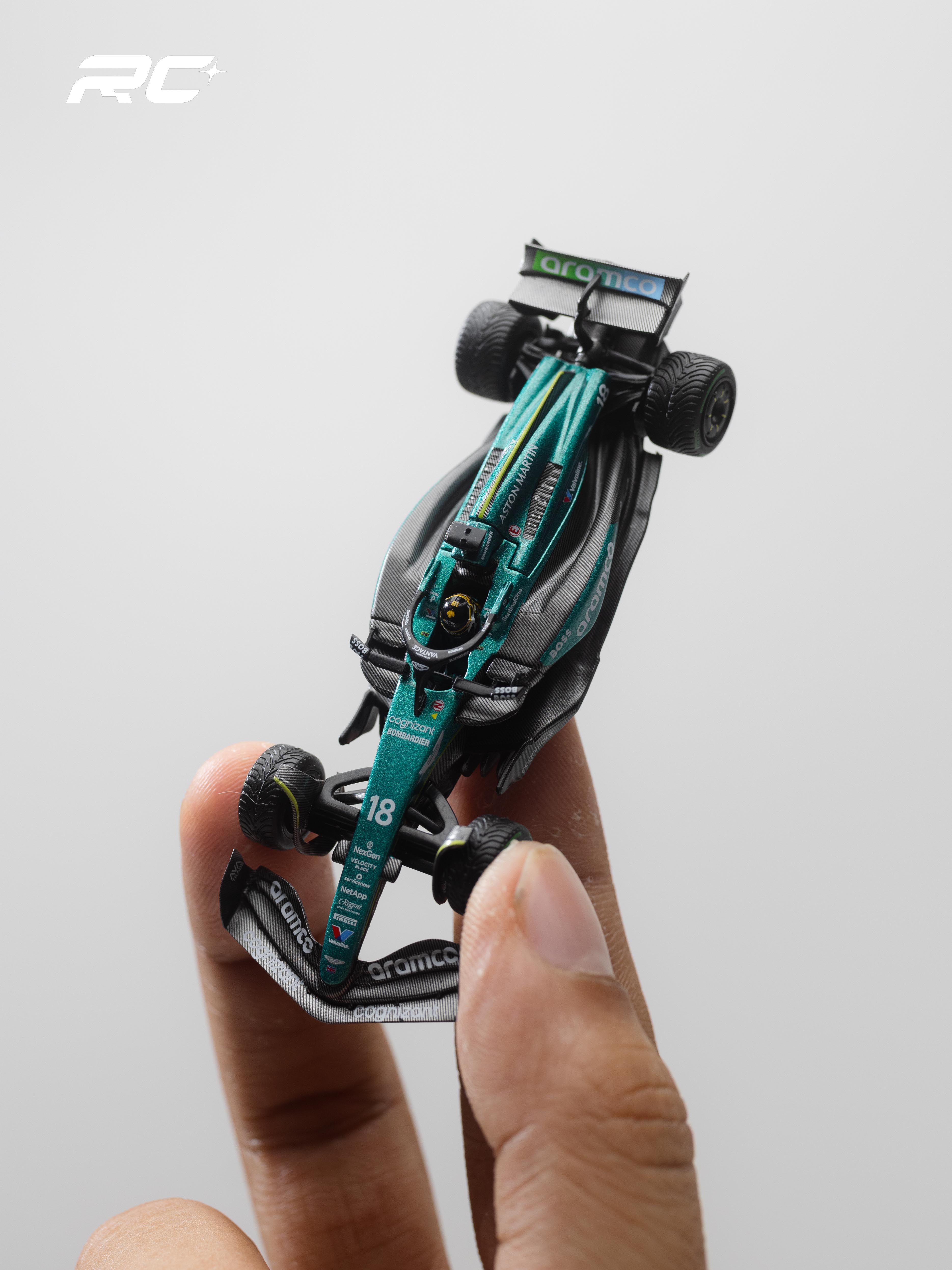 MINIGT 1:64 阿斯顿·马丁 AMR24 #14 费尔南多·阿隆索