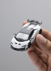 King Model 1:64 飓风 Huracan DarwinPRO "莉莉丝" Lilith WBK 金属白
