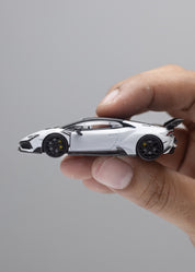 King Model 1:64 飓风 Huracan DarwinPRO "莉莉丝" Lilith WBK 金属白