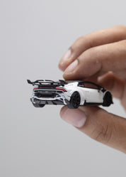 King Model 1:64 飓风 Huracan DarwinPRO "莉莉丝" Lilith WBK 金属白