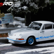 保时捷911 Carrera RS 2.7 大奖赛白车身配蓝色拉花