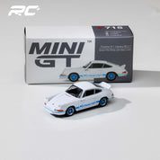 保时捷911 Carrera RS 2.7 大奖赛白车身配蓝色拉花